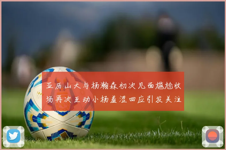 亚历山大与杨瀚森初次见面尴尬收场再次互动小杨羞涩回应引发关注